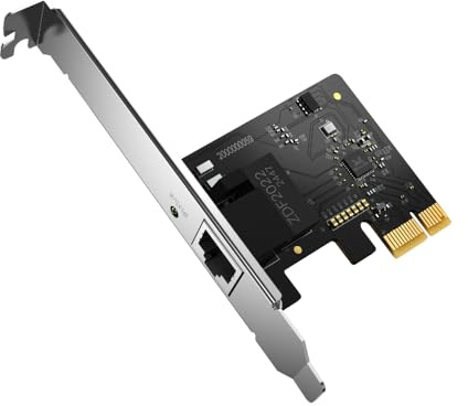 Mercusys TP-Link MA210E Scheda di Rete Gigabit PCIe, Connessione Ethernet RJ45 10/100/1000 Mbps, Wake-on-LAN, Ethernet a Basso Consumo Energetico, Compatibile con Windows 11/10/8.1/8/7, XP e Vista.