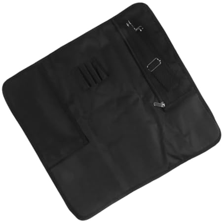MOLUCKFU Rouleau de Rangement avec Sangle D'épaule Réglable pour Couteaux D'extérieur et Accès Rapide en Tissu Oxford Noir pour Voyage et Activités en Plein Air
