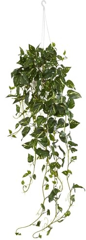 Nearly Natural Pothos Hanging Basket Artificial Plant