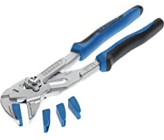 GEDORE Pinza Chiave con Ganasce di Protezione, Apertura Fino a 52 mm, Senza Dentatura, Utensile Multifunzione, SB 183 10 JC S-002