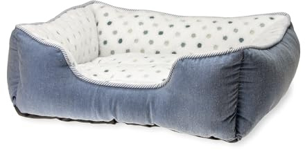 Karlie Katzenbett Dot L: 47 cm B: 39 cm grau-blau