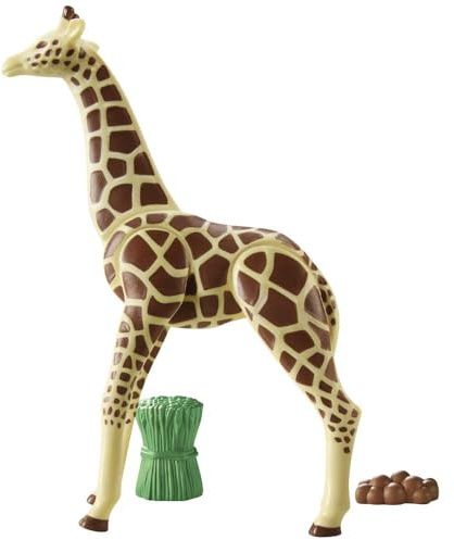 PLAYMOBIL WILTOPIA 71048 Jirafa, Incluye Accesorios, Carta de colección con Animales y código QR, a Partir de 4 años