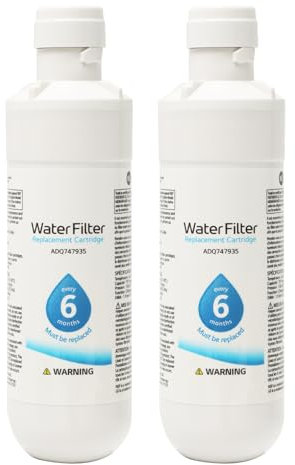 Refrigerator Water Filter, LT1000p Water Filter Replacement for Kenmore9980, Universal External Replaceable Fridge Water Filter Home Remover White(Size:2pcs/Set)