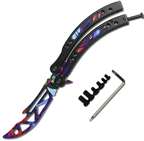 Stainless Steel Bottle Opener, Butterfly Knife Designed Multi-Tool Gift for Friends and Family Merry Christmas