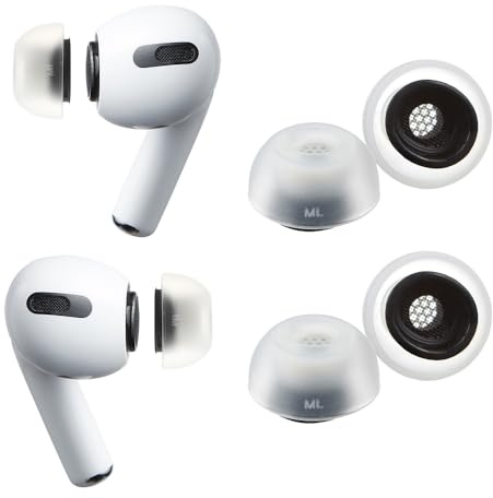 AZLA SednaEarfit MAX for AirPods Pro 2 Pairs (ML) - Ersatz-Ohrstöpsel aus Premium-Silikon für AirPods Pro
