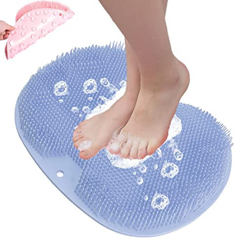 Fuß- Und Rückenschrubber Für Die Dusche, Massagepad,shower Foot & Back Scrubber, Massage Pad,fußmassagegerät Für Die Dusche,dusch Fußmassagegerät Scrubber,foot Washer with Suction Cup,massaging Feet