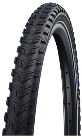 1 x Schwalbe Marathon GT 365 Performance DualGuard E-50 mit Reflex Fahrradmantel 55-559 (26 x 2,15) inkl. Reifenheber