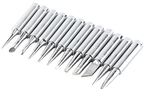Pointe Baku Pointes de Soudure 12 Pièces Remplacement Gratuit Pointes de Fer à Souder Ensemble D'outils de Station 9x8x1