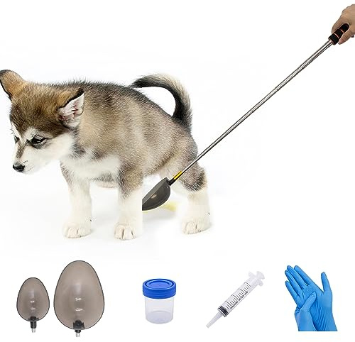 XiyaxiVici Colector de orina para Perros y Gatos Juego de Recogida de orina telescópica 20 ml jeringa y Vaso de muestras de 40 ml Reutilizable Práctico y Limpio Extracción de una Muestra | Jeringa de 20 ml y vaso de muestras de 40 ml Reutilizable Práctico y limpio Extracción de una muestra de orina