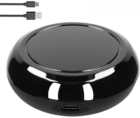 Jemora Télécommande universelle Tuya WiFi IR avec capteur de température et d'humidité Contrôleur infrarouge sans fil tout-en-un compatible avec la commande vocale Assistant