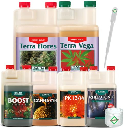 Weedness Canna Dünger Set All-Star Big - Grow Anbau Indoor & Outdoor Tomaten Naturdünger NPK Orchideen Bio Bonsai Organischer