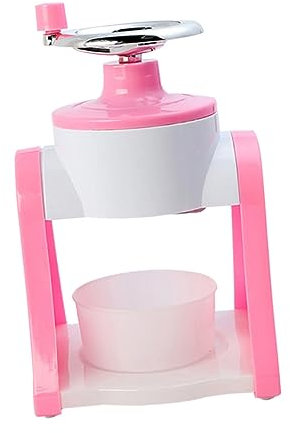 CAXUSD Manual Home Use Smoothie Machine Ice Crusher Hand Operated Kitchen Tool for Crushing Ice Cubes for Making Slushies and Shaved at Home