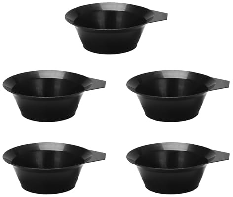 PAGJHRFJG 5X Hairdressing Salon Hair Color Dye Bowl Coloring [Personal Care]
