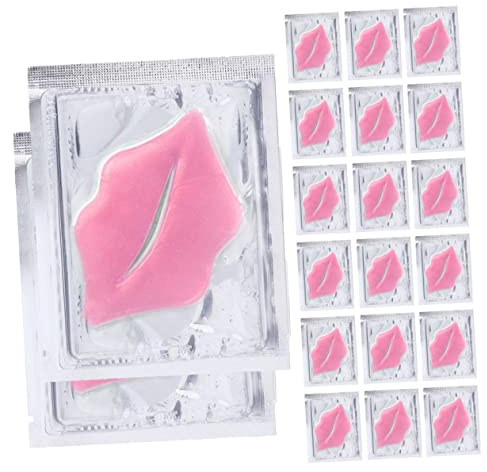 DEARMAMY Mascarillas Labiales Exfoliantes 20 Piezas Tamaño Compacto Hidratantes Para Mujeres Cuidado Diario De Piel Seca Labios Dañados Uso Doméstico y Viaje