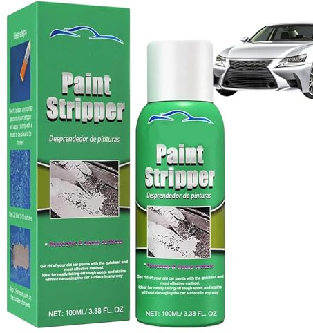 Raypontia Decapante De Pintura Para Metal, Spray Decapante 100 ml, Para Coches Madera Maquinaria Y Metal - Multiusos Eficaz Y Fácil De Usar