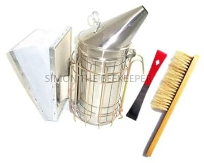 Premium Stainless Steel Bee Smoker & Beekeeping Basic Tool Kit