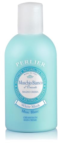 Perlier Ricette Naturali, Bagno Schiuma Muschio Bianco, Neutro, 500 Millilitro (Confezione da 6)
