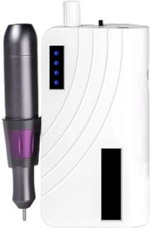 Trapano per unghie Lucidatrice elettrica portatile for unghie, trapano for unghie ricaricabile da 35000 giri/min for salone di nail art