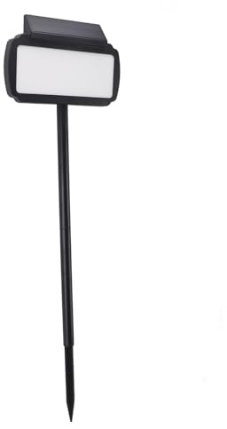 Fdit SeñAl de Dirección con Energía Solar, Luz LED Giratoria de 360 ​​grados para Números de Casa, IP65, Luz Solar Impermeable, SeñAl de Casa para Espacios Al Aire Libre, Blanco Frío ABS 1,2 W