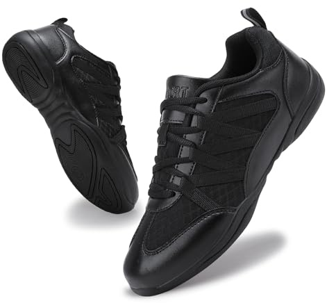 Cheerleading-Schuhe für Damen & Mädchen, rutschfeste Cheer Shoes, Leichte Atmungsaktive Turnschuhe mit Dämpfung, Stabil für Training & Wettkampf