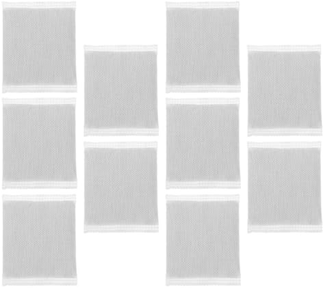 SHINEOFI 10 Pezzi Filtro Carbone Attivo per Lettiera Gatti Bianco, Assorbente Odori Facile da Sostituire per Cassetta Lettiera Pulita e Fresca