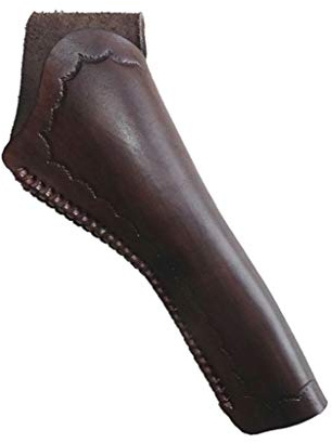 Westernholster Holster Holstertasche Oldstyle rechts oder Links braun für Navy Colt, Armee Colt Echtleder Oldstyle Handarbeit (Rechtshänder)