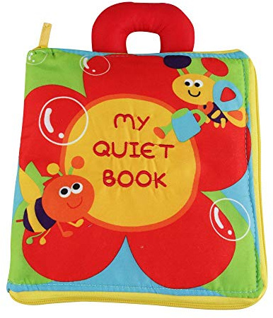 G-Tree Books Calma - Ultra libri molli del bambino, toccare e sentire Libro di panno, tessuto 3D Libri di attività per neonati/bambini piccoli, Imparare a sensoriale Libro