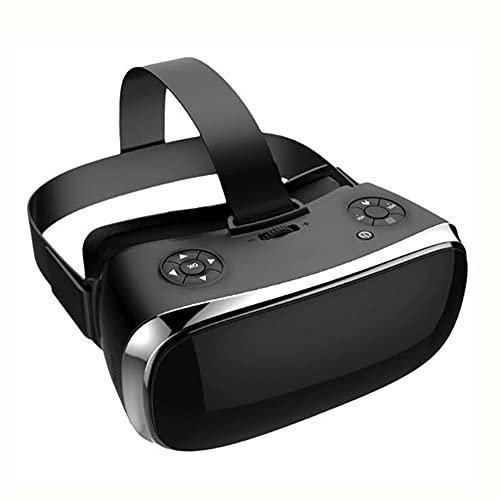 XHJL Auriculares de Realidad Virtual inalámbricos 3D Todo en uno Realidad Virtual VR Auriculares PC Gaming Gafas Máquina para PS 4 Xbox 360/One 2K HDMI Nibiru Android 5.1 Pantalla 2560 * 1440(Negro)