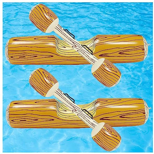 JUNZAI 4 StüCk Gesetzte Pool Spielzeug Aufblasbar, Aufblasbares Schwimmendes Wasserspielzeug PVC, Pool Aufblasbar Spielzeug Poolspielzeuge Erwachsene Kinder-Pool-Party