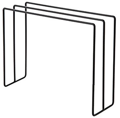 Serlium Dishcloth Rack Rustproof Iron Kitchen Countertop Dishcloth Drying Rack Free Standing Dishcloth Towel Holder for Kitchen(Black)