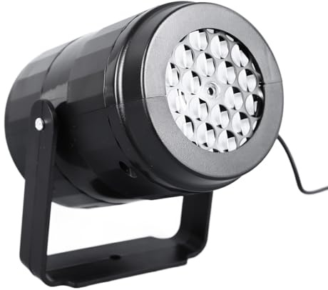 Garosa Weihnachts-Schneeflocken-Projektor-Lichter, IP65 Wasserdicht, HD, Dynamische LED-Schneefall-Show, Rotierend, Hohe Helligkeit, Klarheit für Innengärten