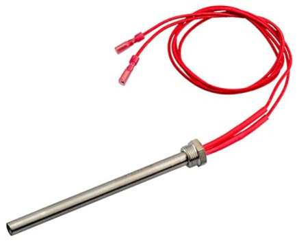 Elemento riscaldante per stufa a pellet di legno, 220 V, 350 W, per dispositivo di riscaldamento, 170 mm di lunghezza, filettatura M16 e passo 1,5 mm