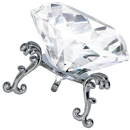 BESPORTBLE 1satz Kristall-diamant Briefbeschwerer Mit Standfuß Elegante Tischdekoration Für Hochzeiten Und Zuhause Hochwertiges Kristall Modernes Design Perfektes Für Büro Und Wohnräume