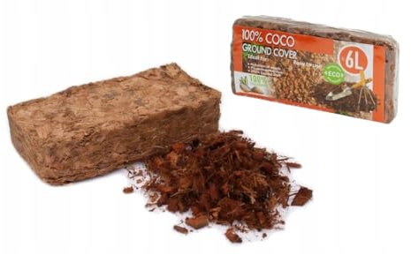 Terreau compresse Terre Brique Coco - Fibre DE Coco - Jardinage Jardin - 6L - 278