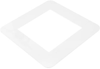 ANDRESLAD Placa de Interruptor de Luz Acrílica Decorativa Protección y Instalación Diseño Moderno para Decoración Placa Individual para Enchufes y Interruptores de Luz