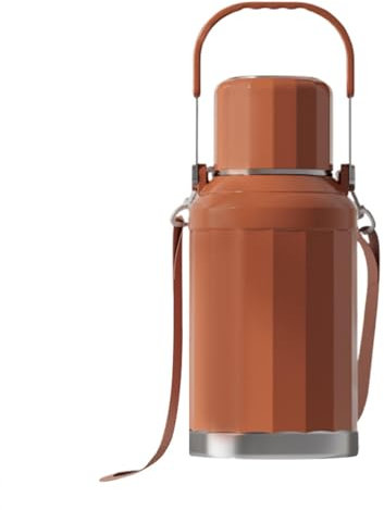 Insulated Stainless Steel Pitcher | Caraffa termica per acqua calda, tè e caffè | Grande capacità Flask | Practical Thermal Coffee Tea Pot per drinks & beverages