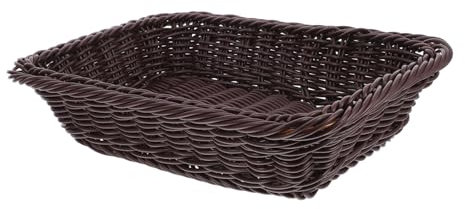 TOPPERFUN Panier Tressé Pour Rangement Panier à Fruits De Service Corbeille à Pain De Table Tressé