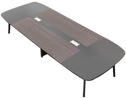 Rechteckiger Konferenztisch für Bürobesprechungen – 230 x 120 cm (L x B) für 6 Personen, ideal für Schulungen und Seminare