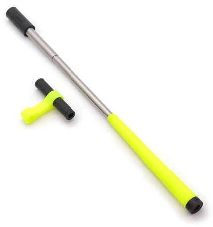 Weighted Laser Golf Swing Stick and Clip-On Laser Trainer; Swing Plane and Conditioning Trainer Set