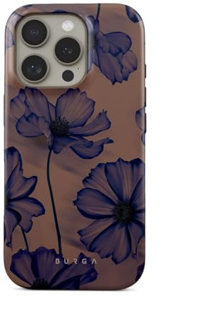 BURGA Handyhülle für iPhone 16 Pro – Unisex Hybrid-Schutzhülle mit stoßdämpfendem TPU & kratzfester Außenschale, erhöhter Displayrand, MagSafe-kompatibel, kabelloses Laden, stylisches Design