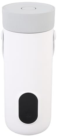 Bollitore da Viaggio, Caldaia per Acqua Calda, 10 Minuti in Bollezione Veloce da 350 Ml di Caldaie in Acqua Calda in Acciaio Inossidabile da Viaggio con Batteria Ricaricabile da