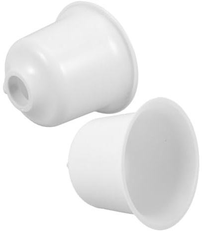 Gatuida 2piezas Antipolvo para Ventilador De Techo Accesorio De Plástico Blanco Mediano para del Hogar y Protección contra Polvo Salas