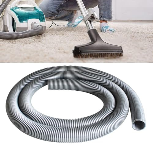Opatiny Flexibler EVA-Staubsaugerschlauch, 38 mm Innendurchmesser, 45 mm Außendurchmesser, 3 m Länge, kompatibel mit Patikil Kärcher, LG, Haier, Midea Electrolux, Grau