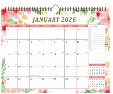 Wandkalender 2026–2027 Monatsplaner 18 Monate Läuft Von Januar 2026 Bis Juni 2027 Für Zuhause Küche Büro Schule Wand