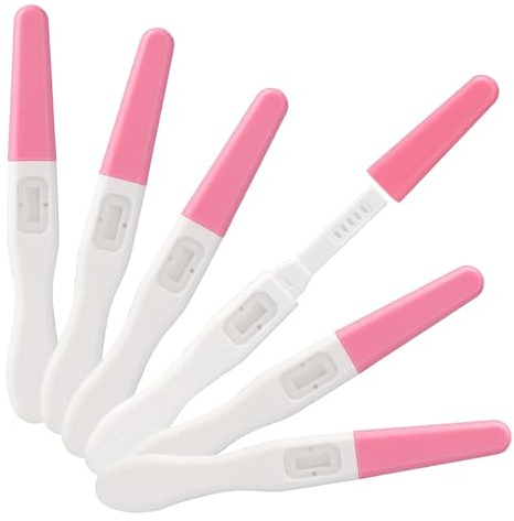 6PCS Schwangerschaftstest Frühtest 25 mIU Empfindlichkeit, Einzeln Versiegelt, Pregnancy Test für frühe Erkennung, Schnelle Ergebnisse in 3 Minuten, Praktischer Schwangerschaftstest Kombipack