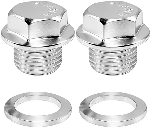 2 Stück Ölablassschraube M16x1.5,Ölschraube,Öl Ablassen Schraube mit Dichtring,Ölwannenwanne Schraube Ablassschraube Öl,Auto Olablassschraube,Universal Ölwannenablassmutter für Auto,Boot,Motorrad