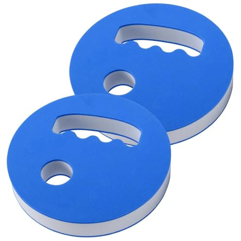 Discos de entrenamiento acuático, 2 unidades de espuma de resistencia para manos, dispositivo de entrenamiento para piscina, para mujeres, hombres, adultos, atletas, pesas, natación, fitness