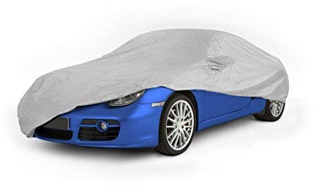 Waterproof Silver Full Size Car Cover Protector - 455cm x 165cm x 120cm