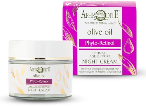 Aphrodite Firming & Nourishing Night Cream Facial Care - Moisturizing Face Cream for Dry Skin with Hyaluronic Acid & Argan Oil - Moisturizing Face Cream (50 ml / 1.70 fl oz)