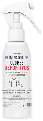 Eliminador de Olores Deportivos 1L.Neutralizador de olores deportivos de ropa y calzado.Eliminador de olores textil por actividad física.Absorbe olores rápido,Spray quita olores, Desodorante